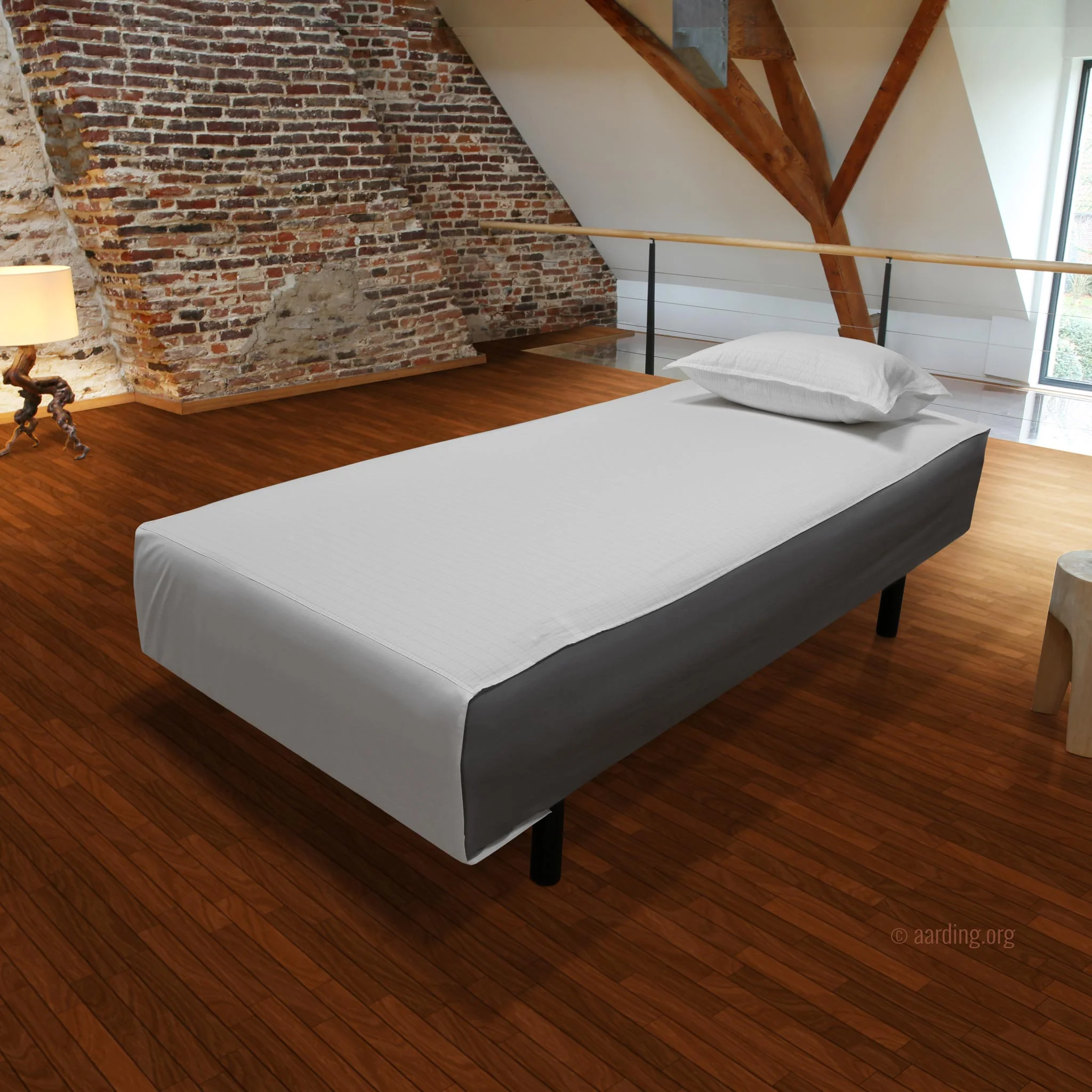 Grounding Half Sheet (flat) 1 or 2 persons 90 x 200cm (36" x 80") + 2 x 55cm (22"), incl. cable 5m and adapter - Image 4
