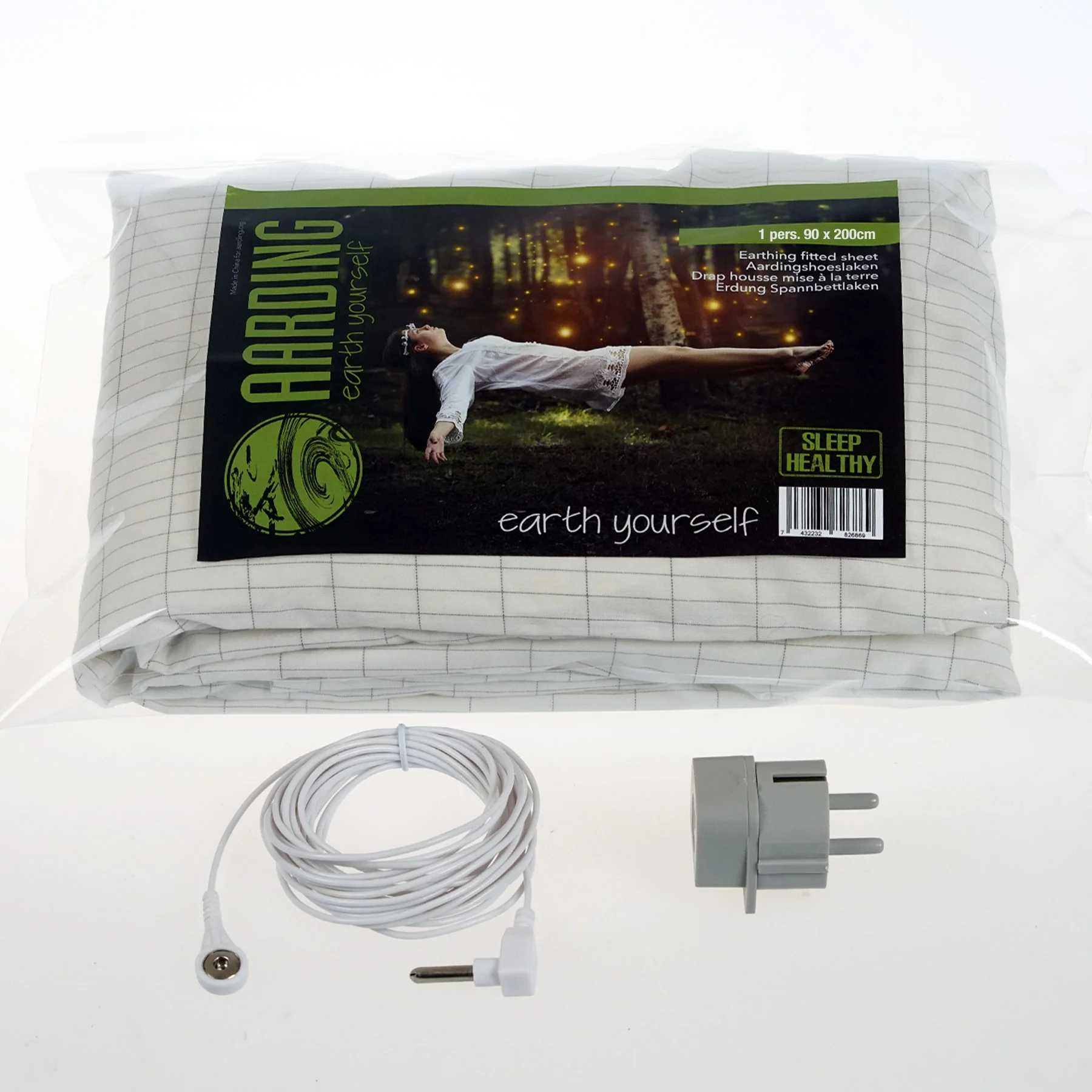 Grounding Fitted Sheet, Single (incl. cable 5m and adapter) - Image 3