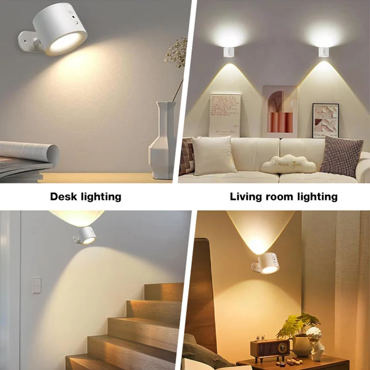 Wireless Wall Lamp, white + remote control - Image 3